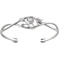 Accented Floral Cuff Bracelet
