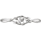 Accented Floral Cuff Bracelet - Image 4