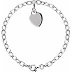 Heart Charm Bracelet