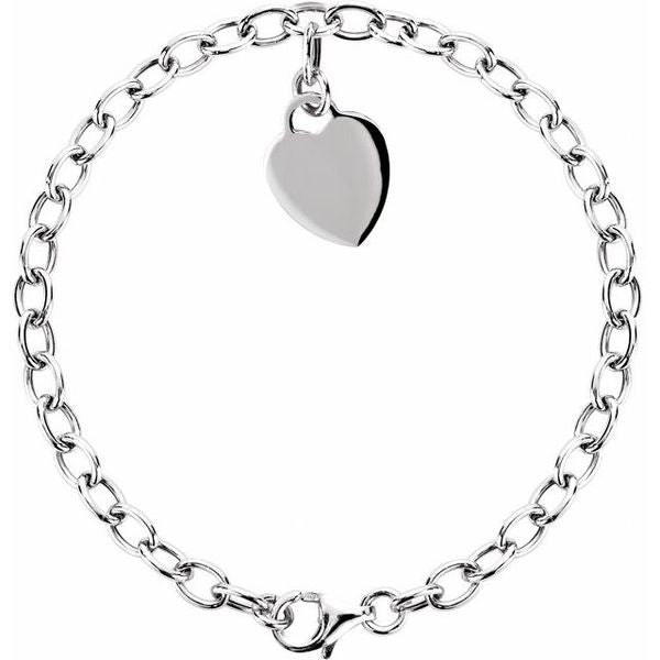 Heart Charm Bracelet