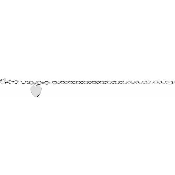 Heart Charm Bracelet - Image 2