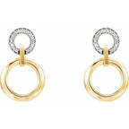 Accented Geometric Earrings - Image 2