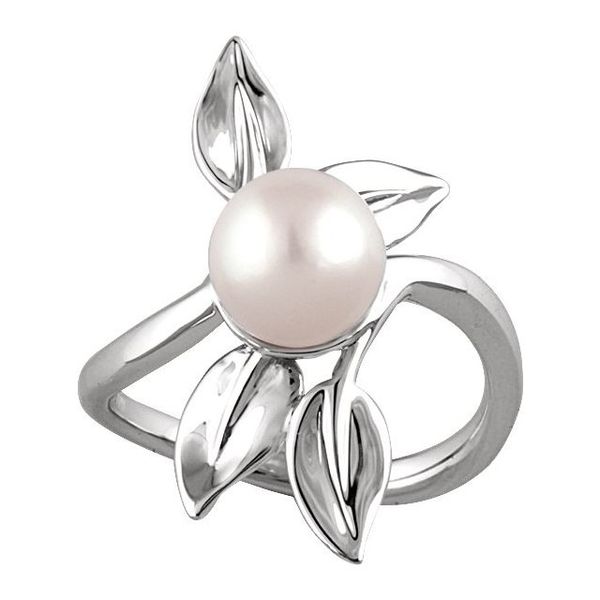 Pearl Leaf Ring
