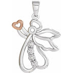 Accented Angel Pendant