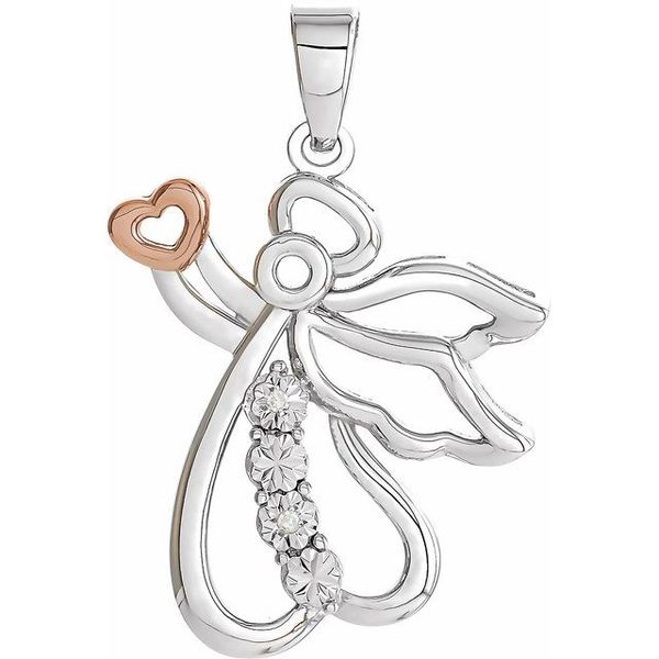 Accented Angel Pendant