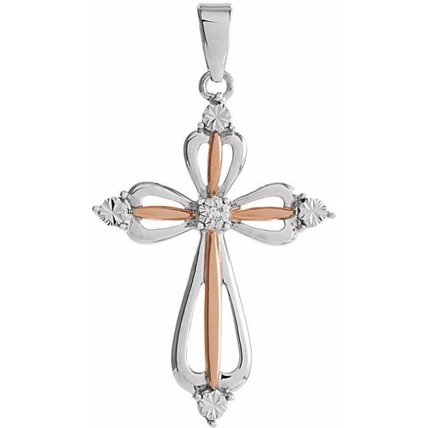 Accented Cross Pendant