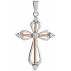 Accented Cross Pendant