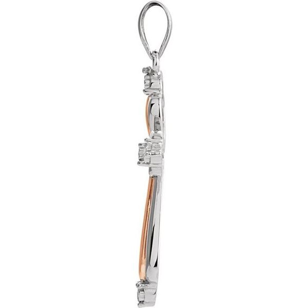 Accented Cross Pendant - Image 2