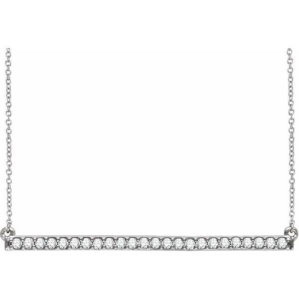 Accented Bar Necklace
