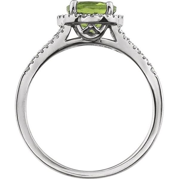 Halo-Style Birthstone Ring - Image 2