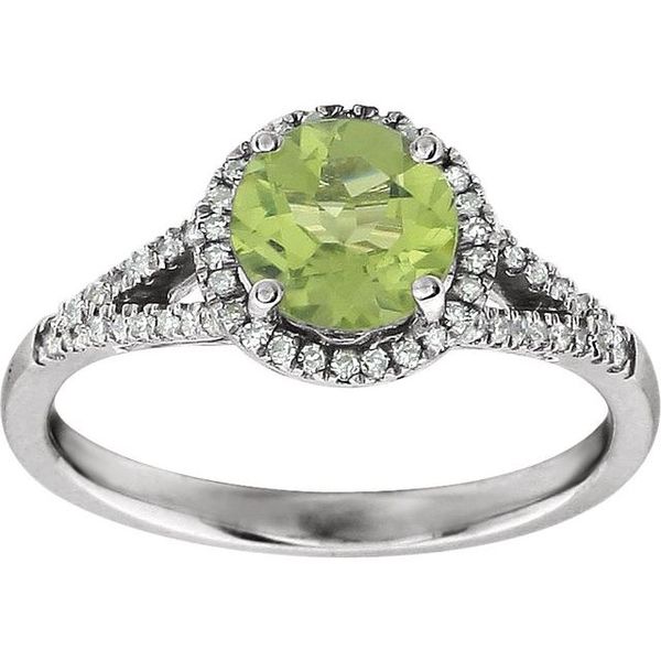 Halo-Style Birthstone Ring - Image 3
