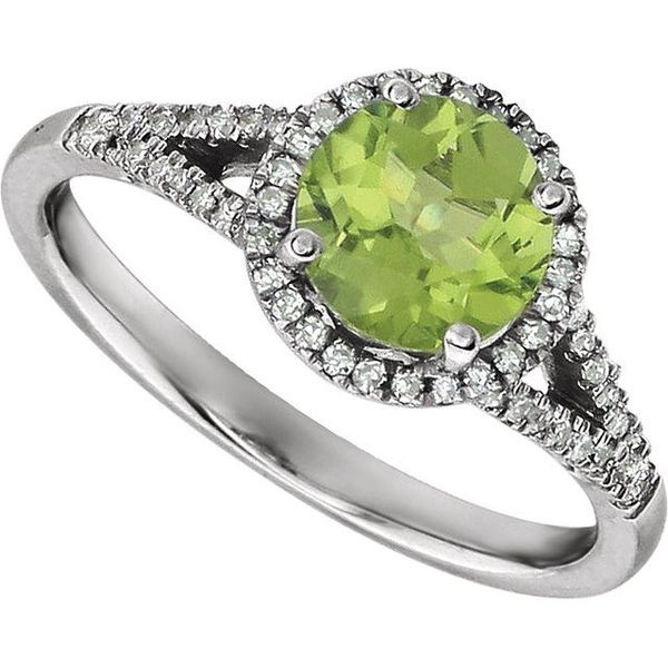 Halo-Style Birthstone Ring - Image 5