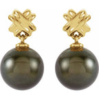 Pearl Criss-Cross Earrings