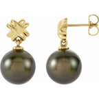 Pearl Criss-Cross Earrings - Image 2