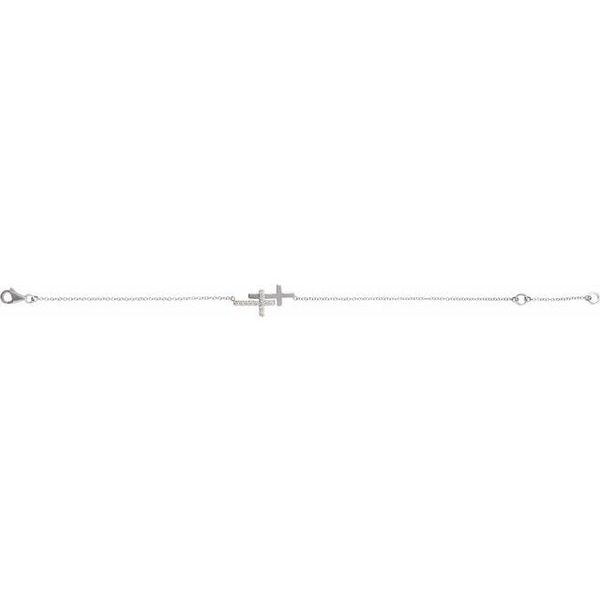 Sideways Cross Bracelet - Image 2