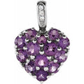 Cluster Heart Pendant