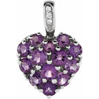 Cluster Heart Pendant