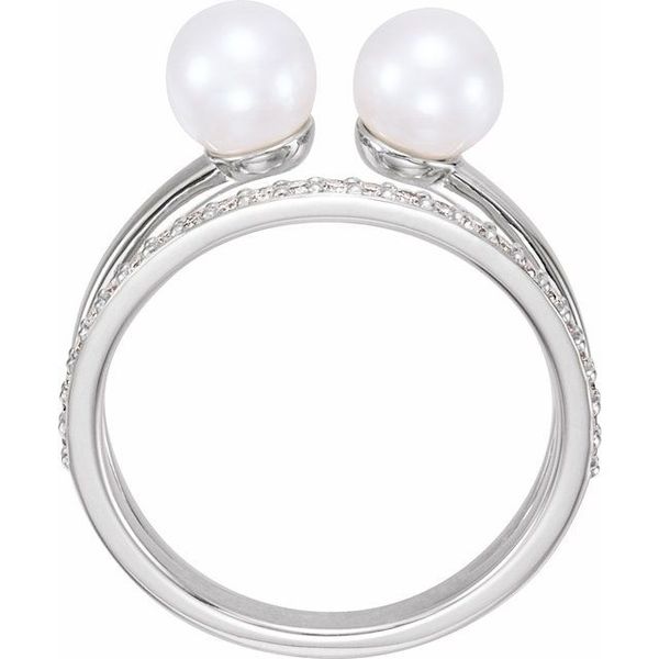 Two-Stone Pearl Ring - Image 2