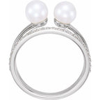 Two-Stone Pearl Ring - Image 2