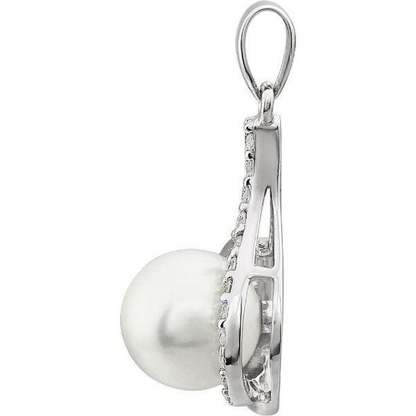Accented Pearl Pendant - Image 2