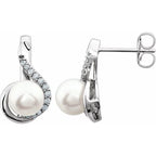 Accented Pearl Earrings