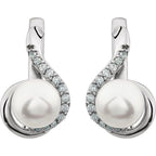 Accented Pearl Earrings - Image 2