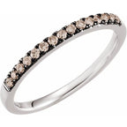 Accented Stackable Ring