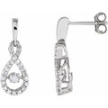 Mystara Diamonds® Infinity-Inspired Earrings