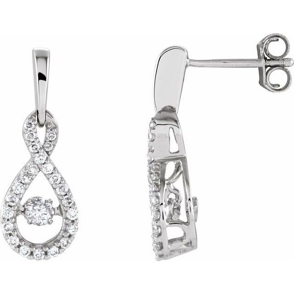 Mystara Diamonds® Infinity-Inspired Earrings