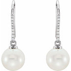 Accented Pearl Earrings - Image 2