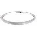 Pavé-Style Bangle Bracelet