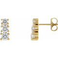 Three-Stone Earrings