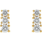Three-Stone Earrings - Image 2