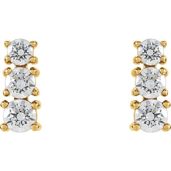 Three-Stone Earrings - Image 2