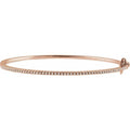 Pavé-Style Bangle Bracelet