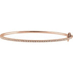 Pavé-Style Bangle Bracelet