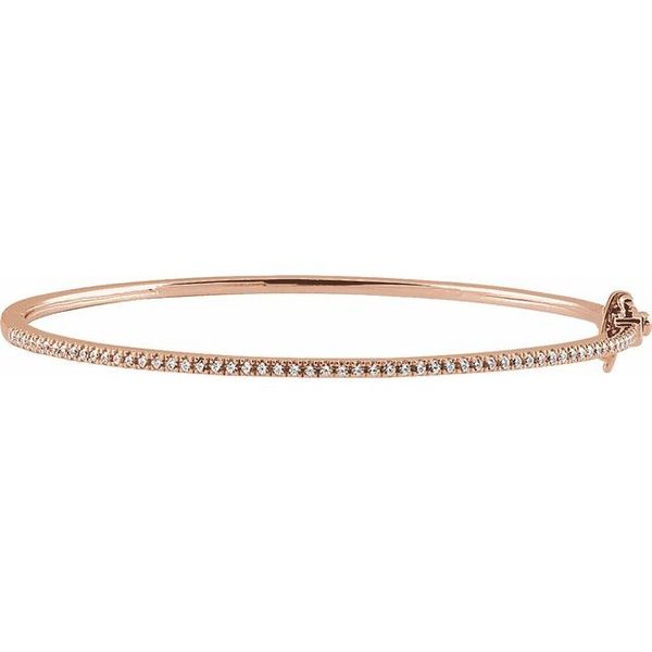 Pavé-Style Bangle Bracelet