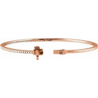 Pavé-Style Bangle Bracelet - Image 2