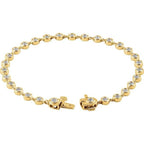 Bezel-Set Line Bracelet - Image 2