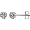 Cluster Ball Stud Earrings