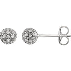 Cluster Ball Stud Earrings