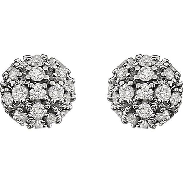 Cluster Ball Stud Earrings - Image 2