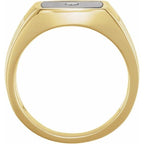 Accented Grooved Ring - Image 2