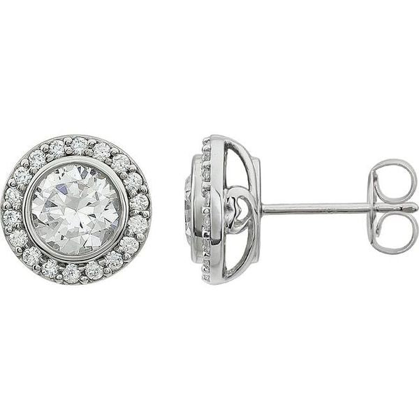 Halo-Style Earrings