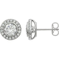 Halo-Style Earrings
