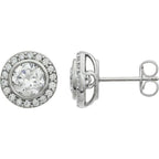 Halo-Style Earrings