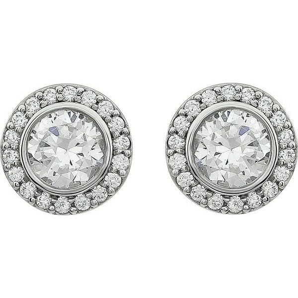 Halo-Style Earrings - Image 2
