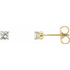 Round 4-Prong Youth Birthstone Stud Earrings