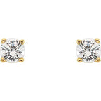 Round 4-Prong Youth Birthstone Stud Earrings - Image 2