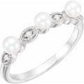 Stackable Pearl Ring